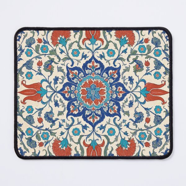Item preview, Turkish Islamic Art Iznik Tile Pattern Ottoman Tulip Medallion designed and sold by JIGUWORLD.
