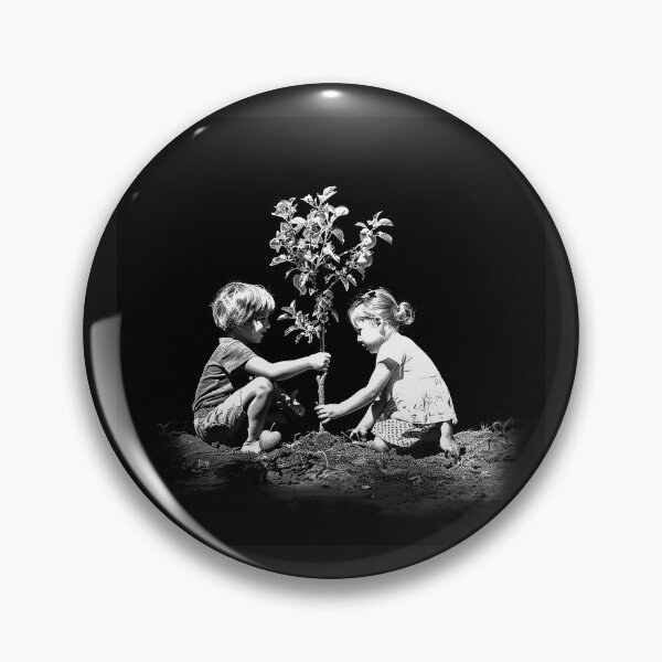 Item preview, Children Planting a Tree – Hope Growth and Nature Art designed and sold by inkoutninja.