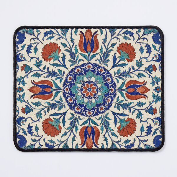 Item preview, Turkish Islamic Art Iznik Tile Pattern Ottoman Tulip Medallion designed and sold by JIGUWORLD.