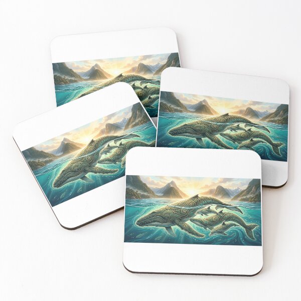Item preview, Guardians of the Fjords — Whale and Dolphins designed and sold by Hawaii26.