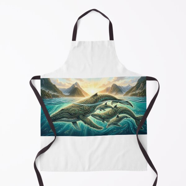 Item preview, Guardians of the Fjords — Whale and Dolphins designed and sold by Hawaii26.
