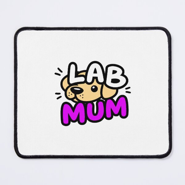 Item preview, Lab Mum – Cute Labrador Dog Lover Typography Design designed and sold by Grumpy-Bob.