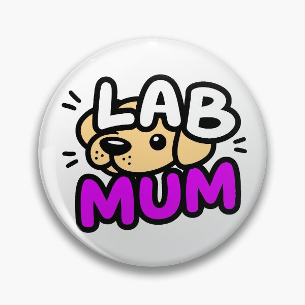 Item preview, Lab Mum – Cute Labrador Dog Lover Typography Design designed and sold by Grumpy-Bob.
