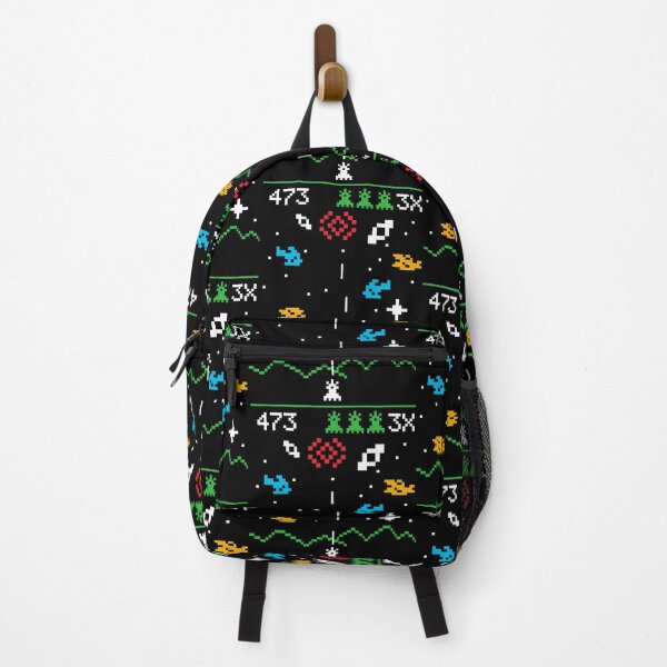 Item preview, Nerdy Retro Space Defender Arcade Pixel Art Gamer designed and sold by MathWare MathClips.