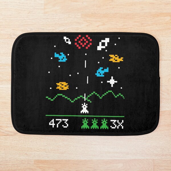 Item preview, Nerdy Retro Space Defender Arcade Pixel Art Gamer designed and sold by MathWare MathClips.