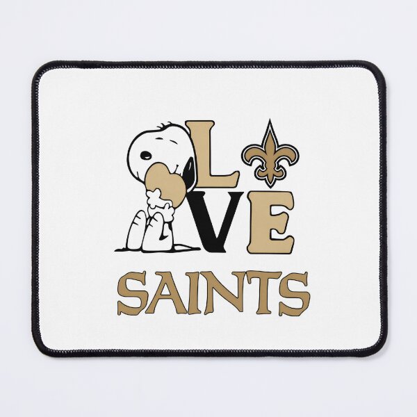 Item preview, Snoopy LOVE New Orleans Saints designed and sold by sandracoleart.