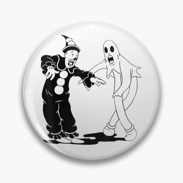 Item preview, Dancing Ghost And Clown Out Of The Inkwell Cartoon  designed and sold by OMITTEROMINOUS.