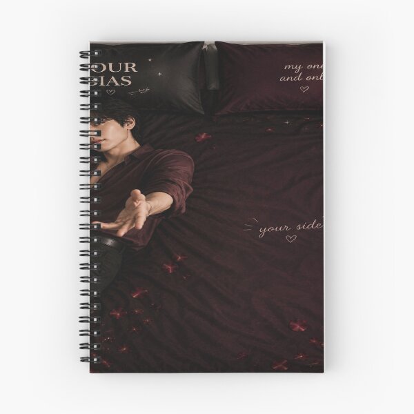 Item preview, Your Bias Is Waiting – Burgundy K-Pop Bedroom Duvet designed and sold by Boreal Apparel.