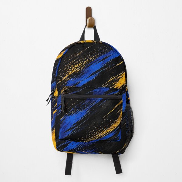 Item preview, Electric Blue & Gold Grunge Sports Texture | Abstract Dynamic POD Design | Esports Jersey Pattern | Modern Athletic Background designed and sold by TheAllInStore.