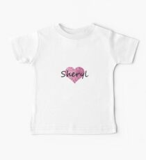 Sheryl Pink Heart Baby Tee