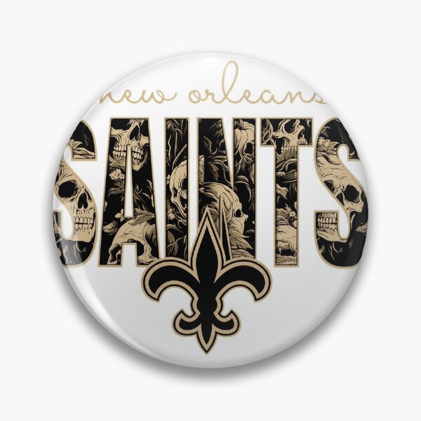 Item preview, New Orleans Saints Skull Floral designed and sold by sandracoleart.