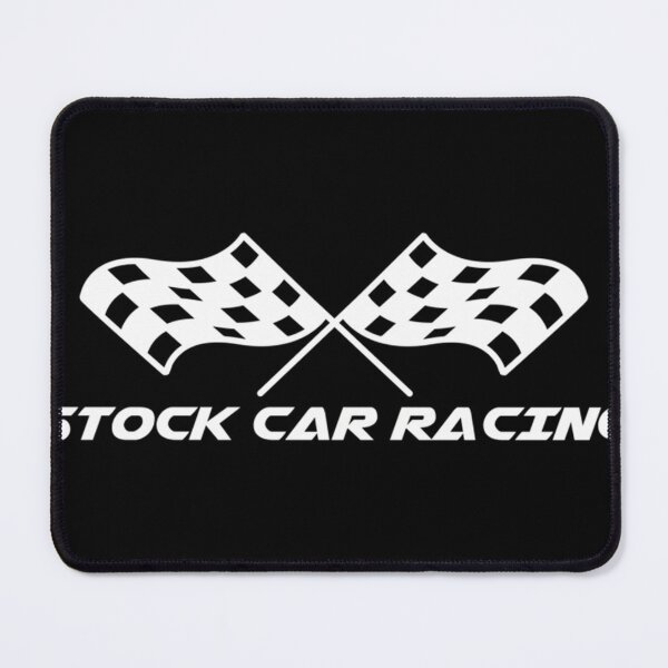 Item preview, Stock Car Racing With Chequered Flag White designed and sold by EZEQLUKE.