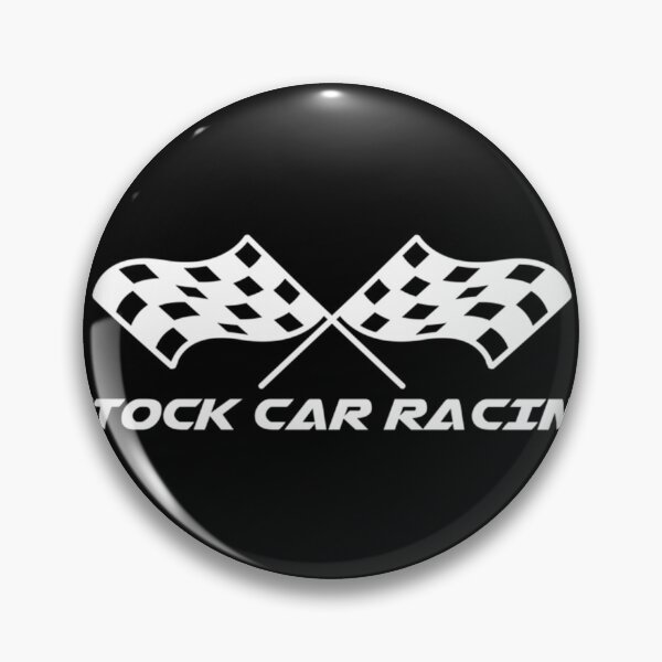 Item preview, Stock Car Racing With Chequered Flag White designed and sold by EZEQLUKE.