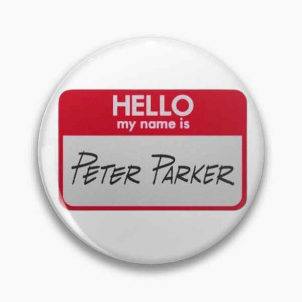 Item preview, Hello My Name Is Peter Parker Spider Man Inspired Typography designed and sold by GeekMix.