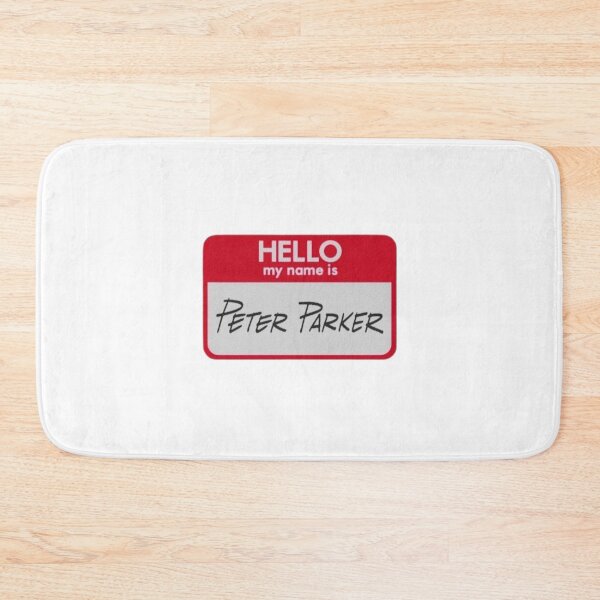 Item preview, Hello My Name Is Peter Parker Spider Man Inspired Typography designed and sold by GeekMix.