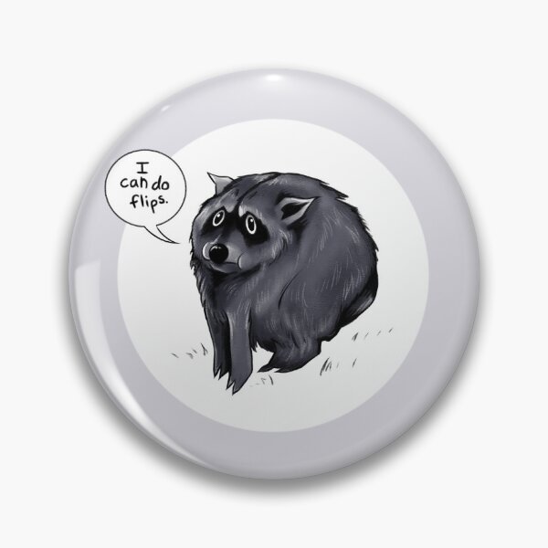 Item preview, Flipping Jimothy the Raccoon designed and sold by marley-seraph.