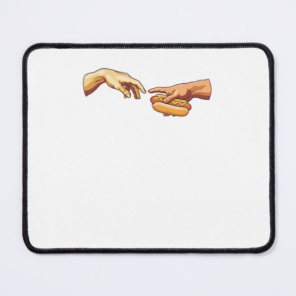 Item preview, Hotdog God Creation of Adam designed and sold by ellapaintcoast.
