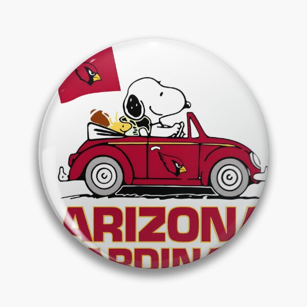 Item preview, Snoopy Arizona Cardinals Car Flag designed and sold by sandracoleart.