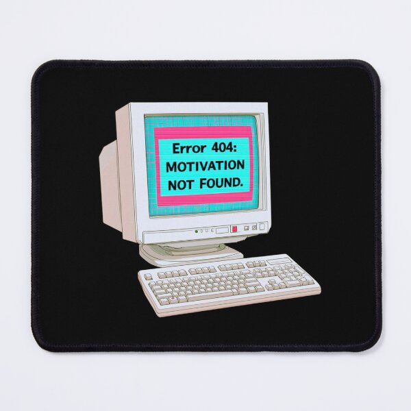 Item preview, Error 404 Motivation Not Found Vaporwave VintageTech designed and sold by Artmugic.