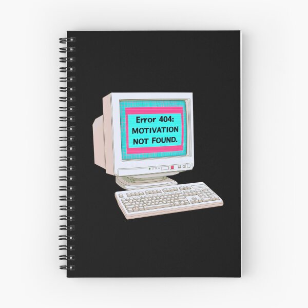 Item preview,  Error 404 Motivation Not Found Vaporwave  VintageTech  designed and sold by Artmugic.