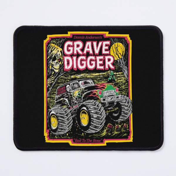 Item preview, Dennis Anderson Grave Digger Monster Truck designed and sold by HeavHeadDsgn.