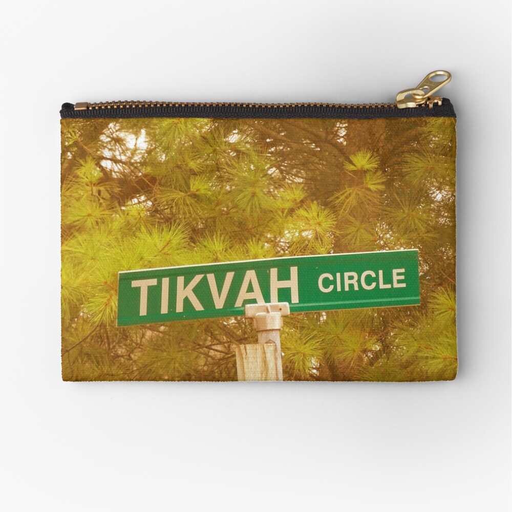 Tikvah circle Zipper Pouch