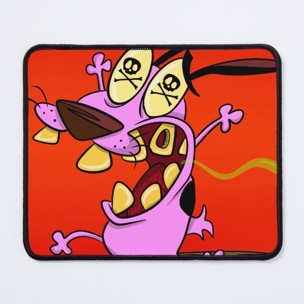 Item preview, Zombie Courage the Cowardly Dog Fan Art | Creepy Cartoon Horror Sticker designed and sold by Let There Be Art Studio.