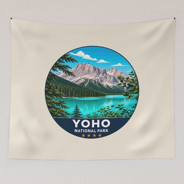 Item preview, Yoho National Park Canada Rocky Mountains Nature Hiking Travel Design designed and sold by Gideon Emmerich.