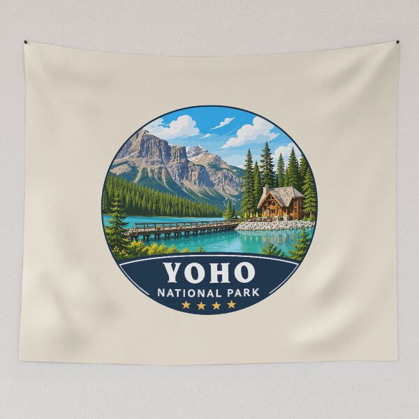 Item preview, Yoho National Park Canada Rocky Mountains Nature Hiking Travel Design designed and sold by Gideon Emmerich.
