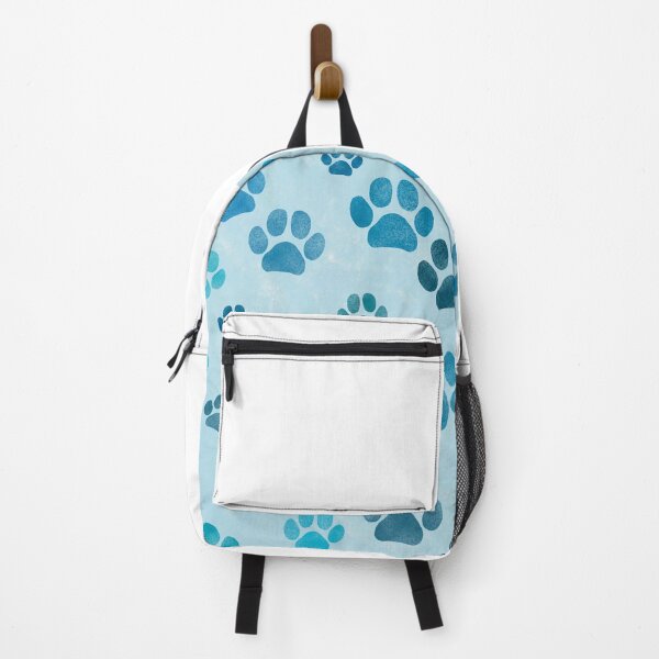 Item preview, Big Cyan and Light blue Paw Prints designed and sold by TedraOrtega.
