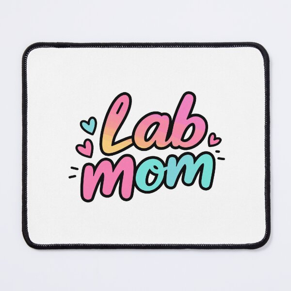Item preview, Lab Mom – Cute Labrador Dog Lover Typography Design designed and sold by Grumpy-Bob.
