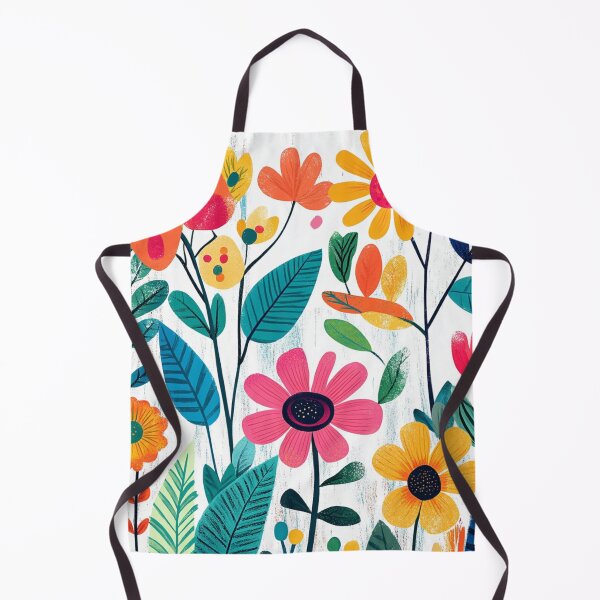 Item preview, Dotty Pop Art Garden Floral Illustration designed and sold by Myra365Art.
