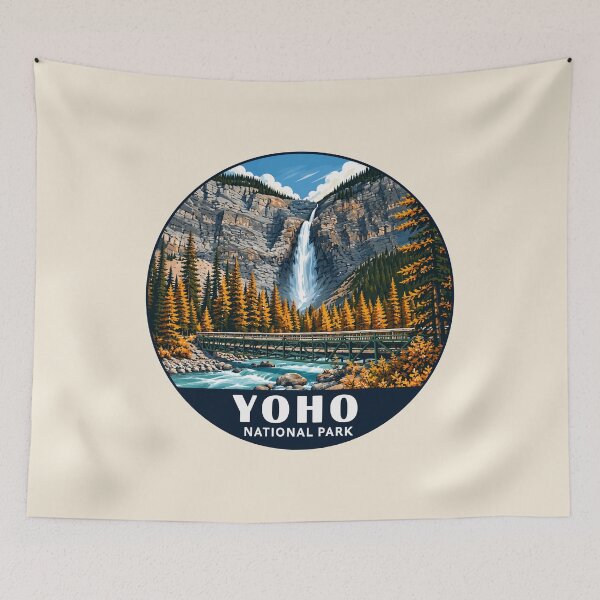 Item preview, Yoho National Park Canada Rocky Mountains Nature Hiking Travel Design designed and sold by Gideon Emmerich.