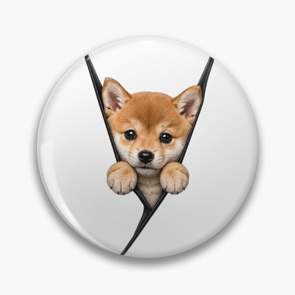 Item preview, Shiba Inu in Your Shirt – Cute Pocket Puppy designed and sold by RANDOMUM Studio.