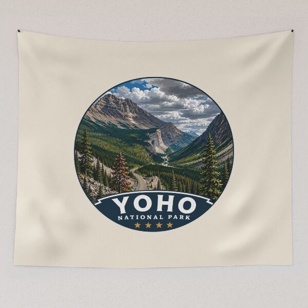 Item preview, Yoho National Park Canada Rocky Mountains Nature Hiking Travel Design designed and sold by Gideon Emmerich.