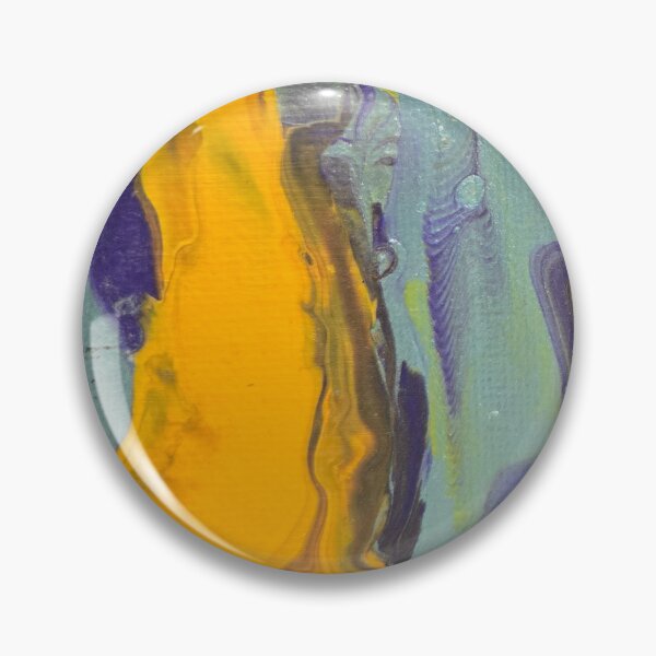 Item preview, small work flow on purple acrylic painting designed and sold by LaurenMyersArtist.