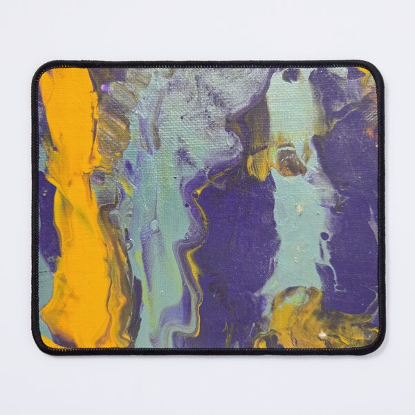 Item preview, small work flow on purple acrylic painting designed and sold by LaurenMyersArtist.