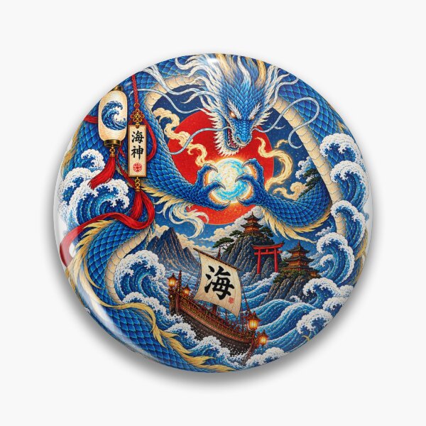 Item preview, The Dragon of the Sea Pearl — Ukiyo-e Japanese Art designed and sold by Substance_life.