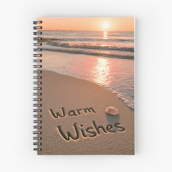 Item preview, Warm Wishes Sand Inscription With Shell At Sunset designed and sold by chase-thewave.