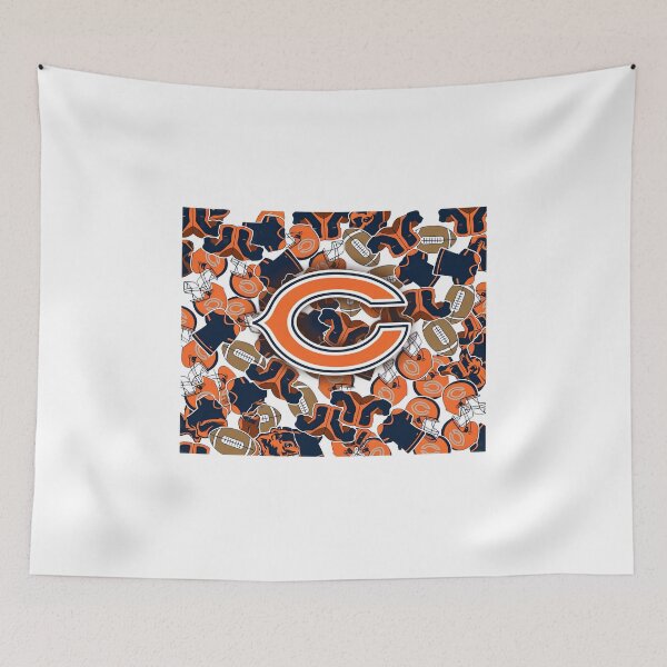 Item preview, ChicagoBears Heart Logo Football designed and sold by josephwalkerart.