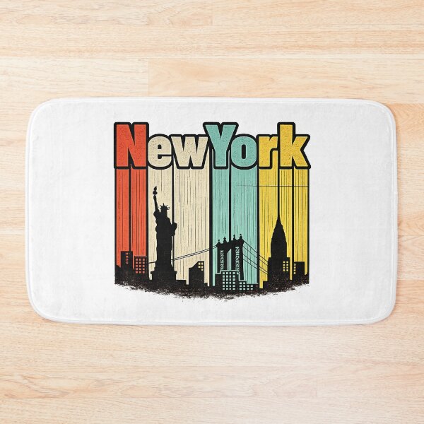 Item preview, Retro New York Skyline Vintage Travel Graphic Design designed and sold by TheAllInStore.