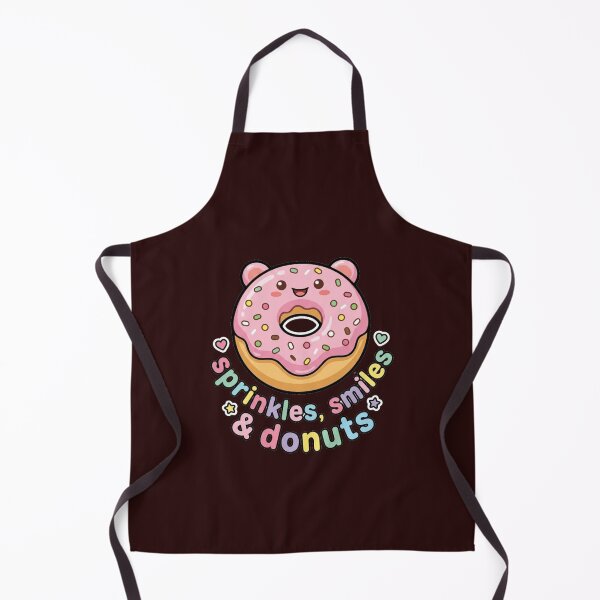 Item preview, Cute Sprinkles Smiles & Donuts Kawaii Pink Donut Design designed and sold by morning sun.