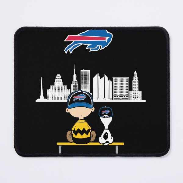 Item preview, Charlie Brown Snoopy BuffaloBills City Lights designed and sold by josephwalkerart.