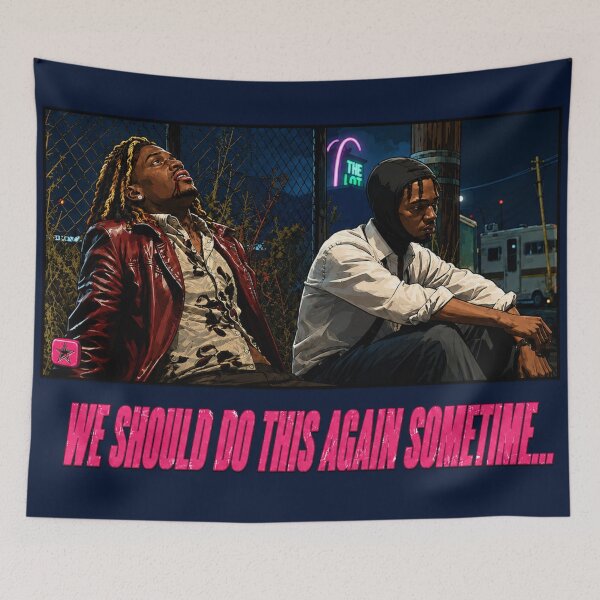 Item preview, CeeDee Lamb & George Pickens – Dallas Cowboys Fight Club Parody designed and sold by 998lc.