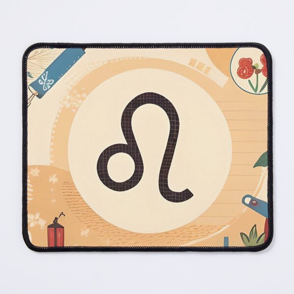 Item preview, Leo Zodiac Sign - Astrology, zodiac and vintage illustration designed and sold by NeyhineAngelionShop.