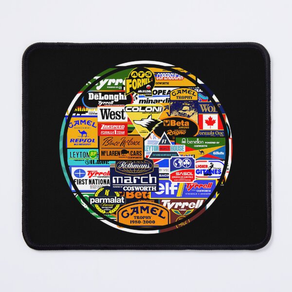 Item preview, All Former Formula 1 Teams Sticker Art designed and sold by KATRINABERGE.