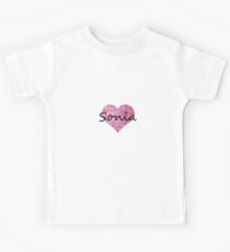 Sonia Pink Heart Kids Tee