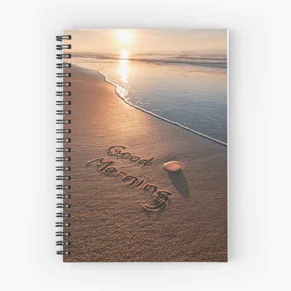 Item preview, Good Morning Sand Inscription At Ocean Sunrise designed and sold by chase-thewave.