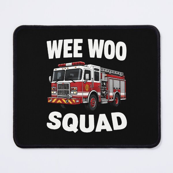 Item preview, Wee Woo Squad Firefighter Funny Design designed and sold by ripgoatclothing.