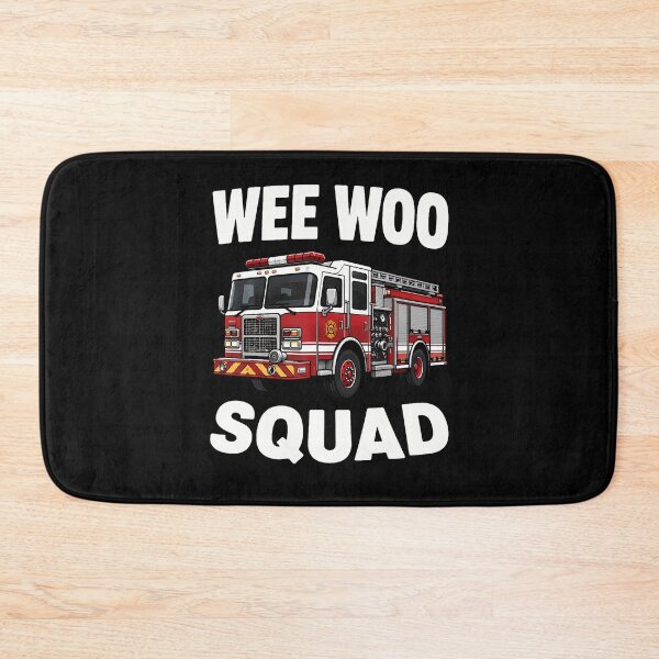 Item preview, Wee Woo Squad Firefighter Funny Design designed and sold by ripgoatclothing.